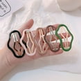 thumbnail image 2 of 5 uds. De pinzas de pelo de Metal para mujeres y niñas, bonitas horquillas para el pelo, pasadores grandes, pinzas para el pelo gruesas antideslizantes, pinzas para el pelo Kawaii para niños, 2 of 5