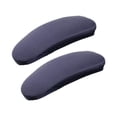 thumbnail image 4 of 2 fundas protectoras para brazos de silla de oficina, para escritorios y sillas de casa. Gris oscuro s, 4 of 9