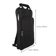 thumbnail image 4 of Soimiss Black Waterproof Oxford Cloth Drumstick Backpack for Instrument Storage, 4 of 7