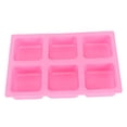 thumbnail image 4 of Moldes De Silicona, Moldes De Jabón De Silicona Cuadrados Duraderos, Moldes De Chocolate, 6 Rejillas Para Chocolate, Pasteles, Jabón Para Hornear ANGGREK Otros, 4 of 8