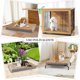 thumbnail image 4 of Cama para perro grande almohadilla para jaula con funda extraíble piel sintética suave lavable fondo antideslizante, 4 of 7