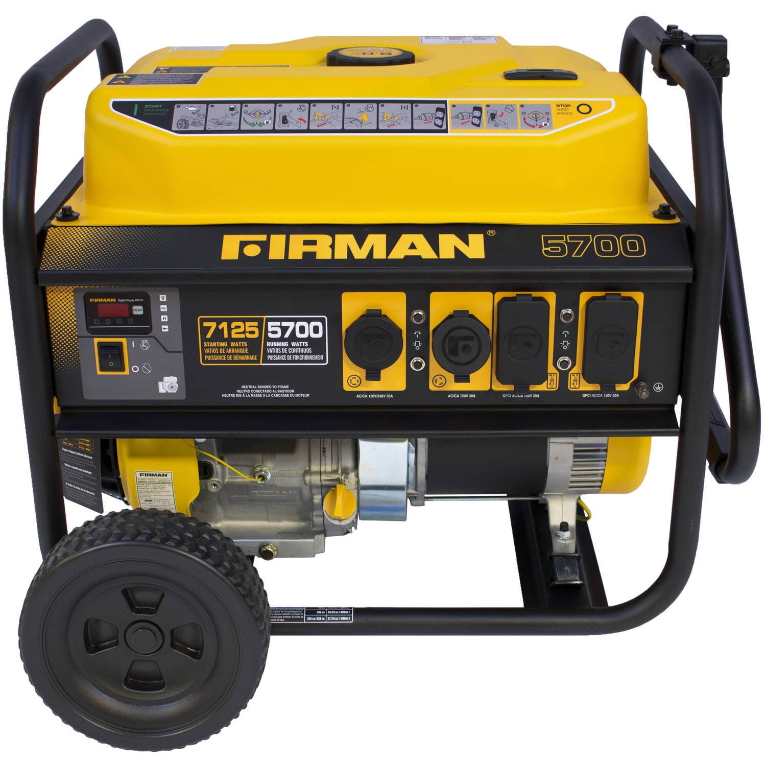Firman Power Equipment P05701 5700 7100-Watt Portable Gas Generator by Firman Power Equipment