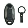 thumbnail image 2 of FocusCharm ABS-Carbon Keychains Key FOB Cover Case Fits Infiniti accessories Fits Nissan, 2 of 8