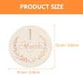 thumbnail image 2 of 13Pcs Wooden Slices Home Decor Milestone Cards for Baby Growth Recording, 2 of 8