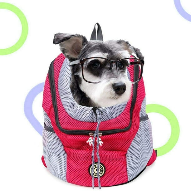 Mochila porta mascotas para perros y gatos bolsa de viaje para perros pequenos bicicleta senderismo al aire libre Jadeshay A