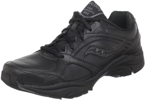 saucony black walking shoes