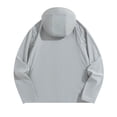 thumbnail image 6 of Zivyakyron Rain Wind Breaker Jackets Mens Quick Dry Lightweight Long Sleeve Athletic Jackets Loose Hooded Zip up Solid Gray XL, 6 of 10