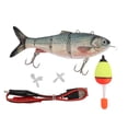 thumbnail image 2 of Señuelo Eléctrico, CEBO DE NATACIÓN MULTISTICULADO RECARGABLE CON LUZ LED PARA PESCA, NATACIÓN AUTOTICA REALISTA, EMISIÓN DE LUZ Verde Subacuática, 2 of 7