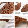thumbnail image 4 of CJC Bathroom Rugs Mats Non-Slip Bath Toilet Mat Cute Big Feet Bathroom Shower Rugs Water Absorbent Doormat Floor Mat, 7 Colors & 3 Sizes, 4 of 6