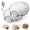 2pcs, variant on Glass Shell Dumpling Tray, Divided Serving Plate with Built-in Sauce Compartment, Elegant Seafood Sushi Dessert Dish for Wedding Party Home Kitchen Use