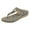 Grey, variant on mgoYE Women Dress Shoes Comfortable Arch Support Dressy Flat Sandals Elastic Open Toe Walking Sandals for Summer|Black 9
