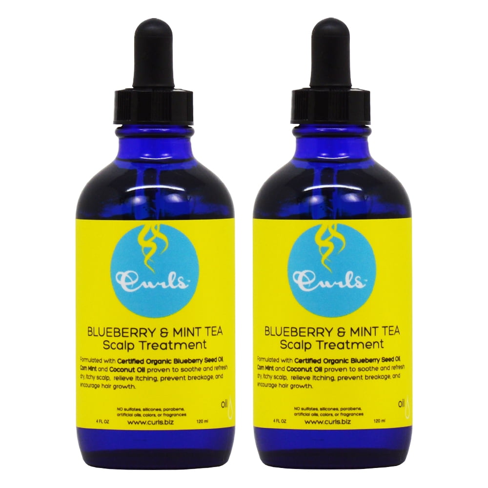 Curls Blueberry & Mint Tea Scalp Treatment 4oz 'Pack of 2'