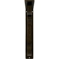 thumbnail image 3 of Ekena Millwork 2"W x 10"D x 12"H Fleur De Lis Wrought Iron Bracket, (Triple center brace), Antiqued Brass, 3 of 8