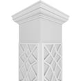 thumbnail image 4 of Ekena Millwork 10"W x 10'H Craftsman Classic Square Non-Tapered Mosaic Fretwork Column w/ Tuscan Capital & Tuscan Base, 4 of 8