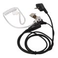 thumbnail image 2 of Auriculares de tubo acústico, auriculares de tubo acústico de aire portátiles con reducción de radiación transparente para Motorola Walkie Talkie, 1 Uds., 2 of 5