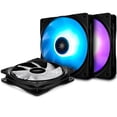 thumbnail image 2 of Ventilador DEEPCOOL RF120M LED RGB 120 mm 12 V paquete de 3, 2 of 5