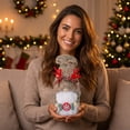 thumbnail image 4 of Cififendec Christmas Antler Knit Gnome Figurine, 9.06"×3.94", Christmas Tree and Snowflake Accent Faceless Dolls for Gift Table Display, Holiday Present Matching Styling Scheme, 4 of 5