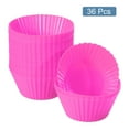 thumbnail image 3 of 36Pcs Silicone Cupcake Baking Cups, Non-Stick Muffins Liner, for Cooking Egg, Baking Muffins Cake Mold Rose Red, 3 of 6