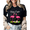 Black, variant on Happy Easter Flamingo Eggs Basket Graphic Tees Womans Tshirt Shirts Black White S-5XL Tops