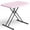Pink, variant on WASUHE 30" Small Folding Table, Height Adjustment Tv Tray Table, Practical Portable Tv Dinner Table for Eating, Sofa, Indoor/Outdoor, White