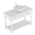 thumbnail image 4 of Lavabo Redondo Cerámica perfecl para Casa de Muñecas Miniatura 1:12, 4 of 8
