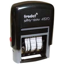 Trodat 74006 Printy Dater 4820 Automatic Self-Inking Dater French - 1 Each