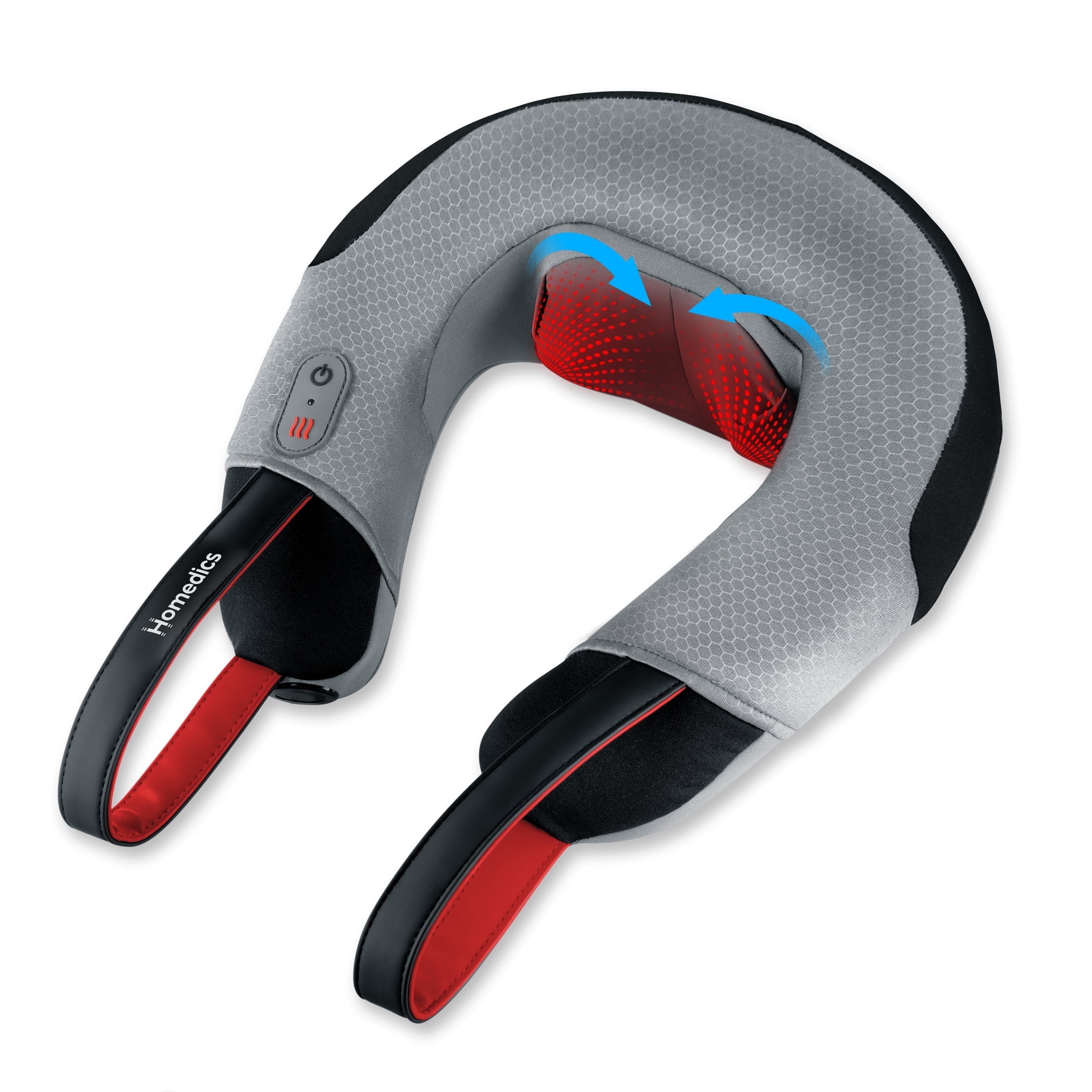 infrared vibration massager Homedics Pro Therapy Vibration Neck Massager With Heat — Soft Foam,  Vibration Massage, Plus Soothing Heat And Choice Of 2 Speeds, Pull Tighter  To Increase Intensity, Tan main image 1