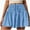 Light Blue, variant on Women's Shorts Wide Leg Summer Fashion Solid Color Drawstring High Waist Strap Casual Beach Vacation Trendy 2025 S-2XL