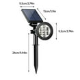thumbnail image 3 of Dvkptbk Solar Powered Courtyard Floor Decoration with 7Led Floodlights Solar Projection Light Sports Accessories, 3 of 9