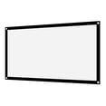 thumbnail image 4 of Kit d'Écran de Projection, 16:9 Épaissi Portable Sans Pli Polyester Blanc Doux Projecteur Rideau Écran de Projection pour Cinéma Maison Conférence Camping Extérieur Film, 4 of 7