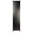 thumbnail image 4 of Winsome Wyatt Tall Transitional Wood Linen Cabinet with Baskets in Black, 4 of 11