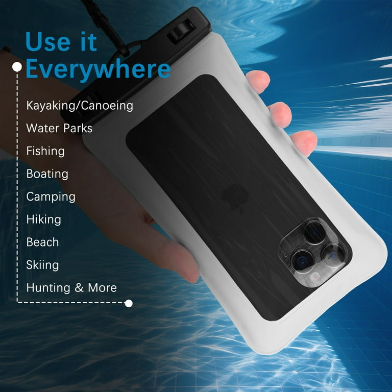 YINLAI Waterproof Phone Pouch,IPX8 Water Proof Cell Phone Dry Bag for  Beach,Waterproof Phone Case for iPhone 16 15 14 13 12 Pro Max, for Samsung  ...