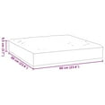 thumbnail image 2 of vidaXL Pallet Cushion Melange Anthracite 23.6"x23.6"x3.9" Fabric, 2 of 6
