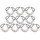 thumbnail image 1 of 10 piezas de lazos para el cabello de cadena dorada moderna con hebras dobles, accesorios elásticos para el cabello, cuerdas para el cabello, diademas de moda, soportes para cola de caballo, anillos p, 1 of 5