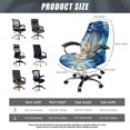 thumbnail image 7 of POLERO Anti Wear All-in-One Office Swivel Chair Slipcover, Brushed Elastic Fabric Stretch Rotating Chair Cover for Home and Small Business Office, 7 of 7