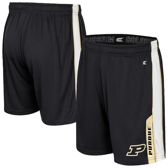 Youth Colosseum Black Purdue Boilermakers Gumbaldia Shorts