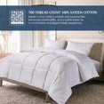 thumbnail image 4 of BlueRidge Home Fashion Naples 700 Thread Count King in White Color Down Down Alternative Comforter,, 4 of 4