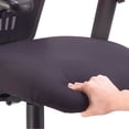 thumbnail image 6 of Multifunction Office Chair, Mesh Back, Fabric Upholstered Seat, 6 of 7