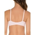 thumbnail image 3 of Fruit of the Loom Women's Lightly Padded Wirefree Bra, 2 Pack, 3 of 5