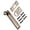Silver, variant on Barn Slide Latches Door Bolt Replacement Door Security Locks With Screw Brass Bathroom Home Security Hardware