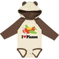 thumbnail image 3 of Inktastic I Love Planes Cute Airplane Boys or Girls Long Sleeve Baby Bodysuit, 3 of 5