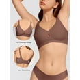 thumbnail image 3 of LUCKMEEY Wireless Bras for Women Seamless Full Coverage Push up Everyday Bra Plus Size, 3 of 7