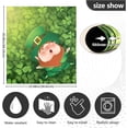 thumbnail image 3 of Cute Leprechuan Shamrock Clover Leaves Green Dishwasher Magnet Cover Front Door Decorative Refrigerator Covers Magnetic Sheet Sticker Wash Machine Fridge Panel Decal for Kitchen Appliance 23x26 in, 3 of 6