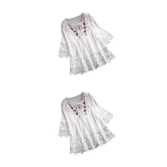 Blusa elegante Sonducket blanco S