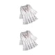 thumbnail image 1 of Blusa elegante Minnieouse para mujer estilo presumido con estampados únicos Camisa con cuello en V blanco S, 1 of 6