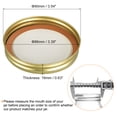 thumbnail image 2 of Uxcell Canning Lids, 24 Set - Tinplate Split-Type Mason Jar Lids and Bands Wide Mouth with Date Leak Proof (Gold), 2 of 6
