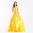 thumbnail image 5 of Women's Classic Belle Princess Halloween Costume with Sleeve, 5 of 5
