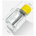 thumbnail image 3 of Push Down Out Water Glass Bottle, Thickened Alcohol Bottle, Water Solvent Bottle, 3 of 6