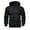 Black, variant on Hoodies for Men Pullover Big and Tall Hoodies for Men Men's Casual Hoodie Fashionable Pullover Sweatshirt Comfortable Streetwear Soft Blend Long Sleeve Hooded Top for Everyday Wear