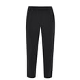 thumbnail image 1 of hajo pantalón homewear para hombre - pantalón jogging, stay fresh, mezcla de algodón elástico, color liso Negro 5XL (5X-Large), 1 of 3